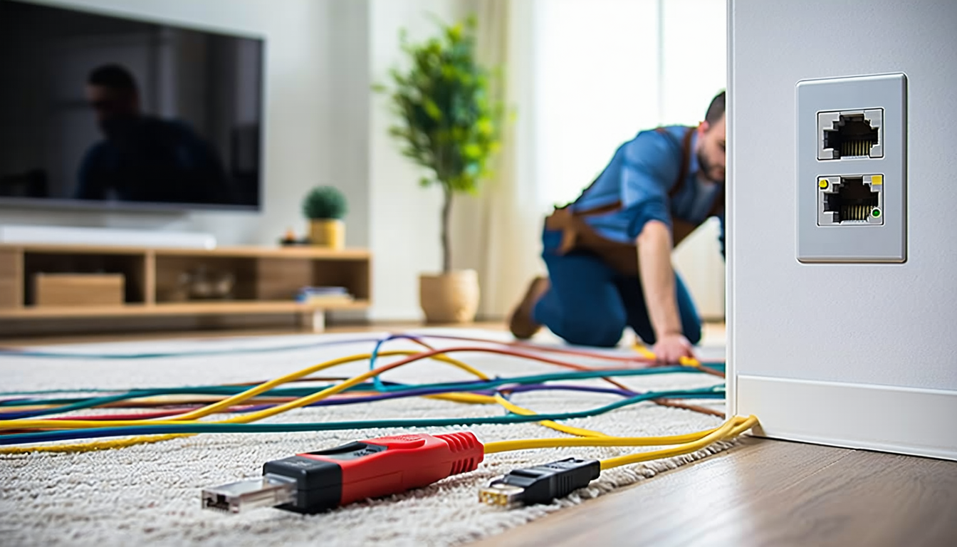 découvrez comment poser une prise rj45 chez vous pour bénéficier d'un accès internet gigabit dans chaque pièce. suivez notre guide étape par étape et transformez votre maison en un espace connecté, rapide et fiable.