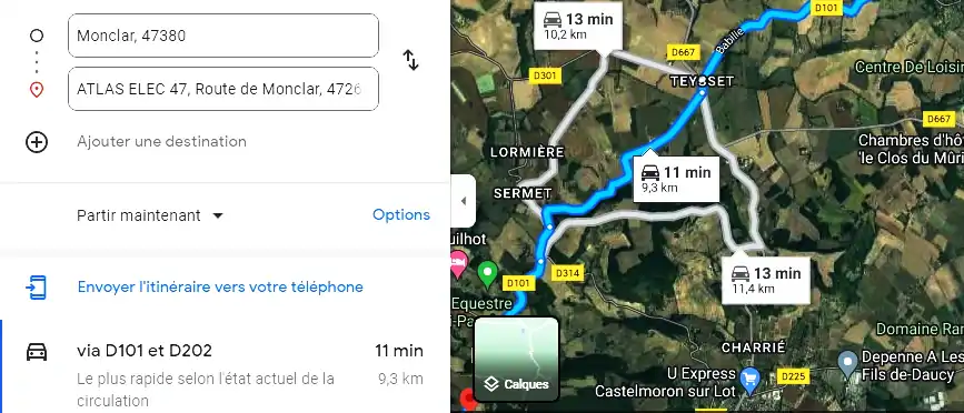 Electricien ATLAS ELEC 47 à Laparade