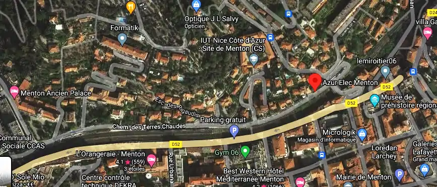 Devis électricien à Menton