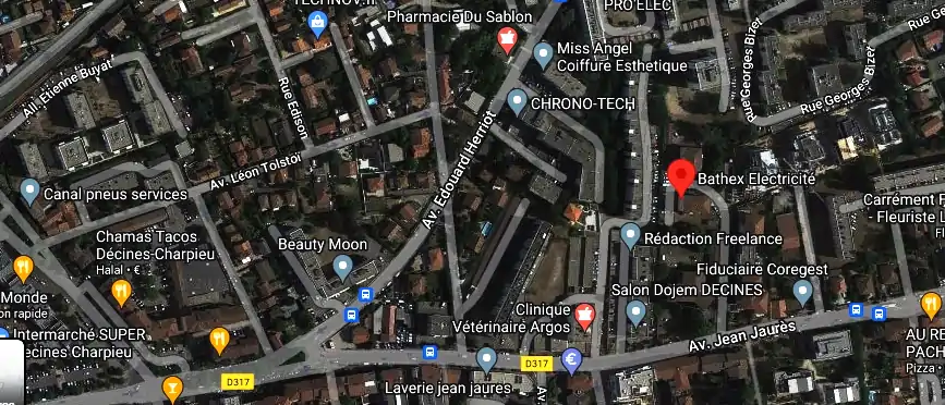 Devis électricien à Décines-Charpieu