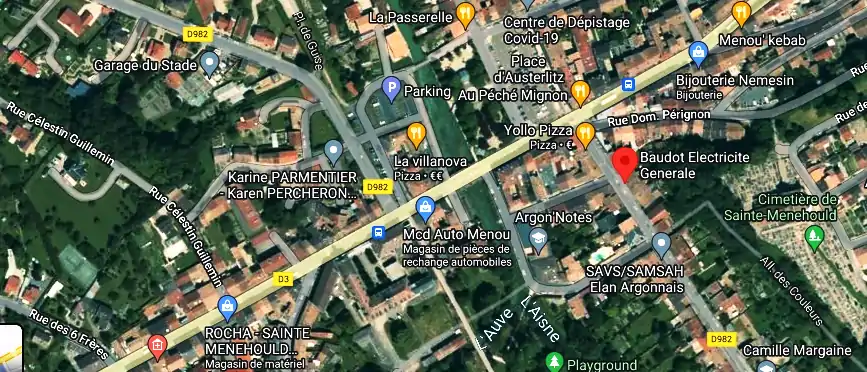 Devis électricien à Sainte-Menehould