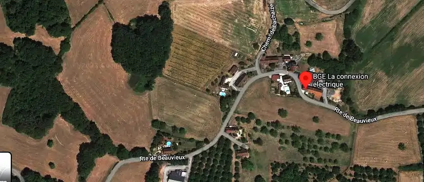 Electricien BGE La connexion électrique à Hautefort