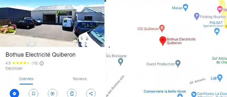 Devis électricien à Quiberon