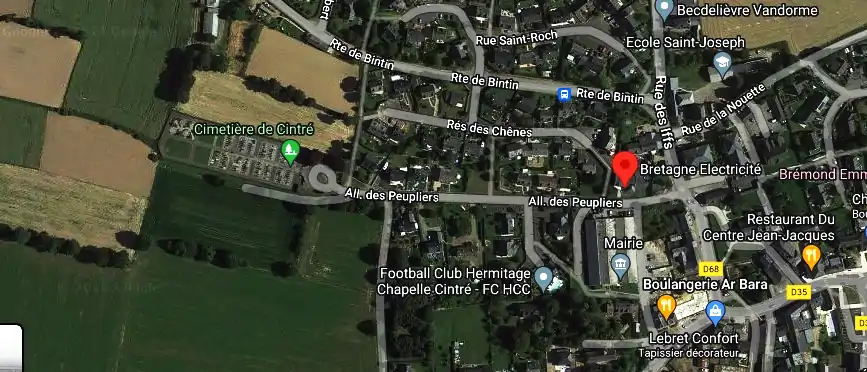 Devis électricien à Cintré