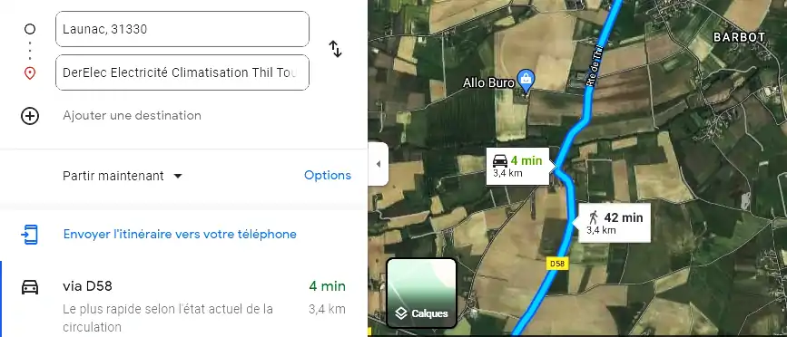 Electricien DerElec Electricité Climatisation Thil Toulouse à Thil
