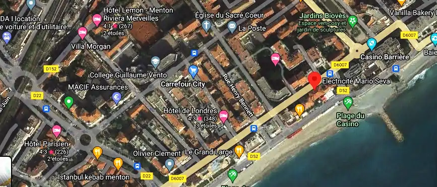 Devis électricien à Menton