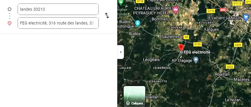 Electricien FEG electricité à Léogeats