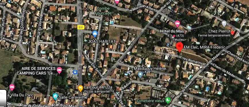 Devis électricien à Vinassan