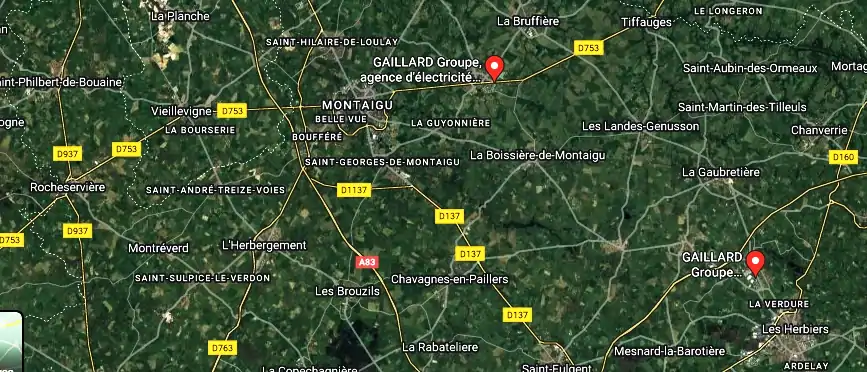 Electricien GAILLARD Groupe, agence d&rsquo;électricité et thermique à Treize-Septiers