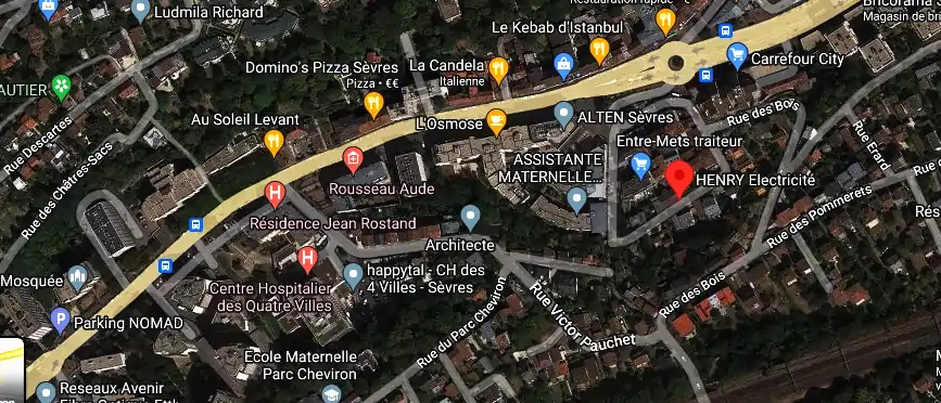 Devis électricien à Sèvres