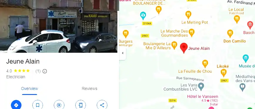 Devis électricien à Les Vans