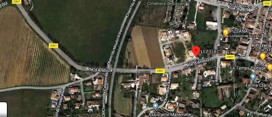 Devis électricien à Lézan