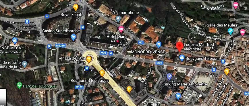 Devis électricien à Vence