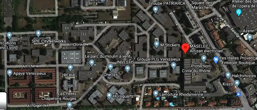 Electricien MASELEC – Artisan électricien – Installation électricité, rénovation électrique totale ou partielle – www.maselectricite.fr à Vénissieux