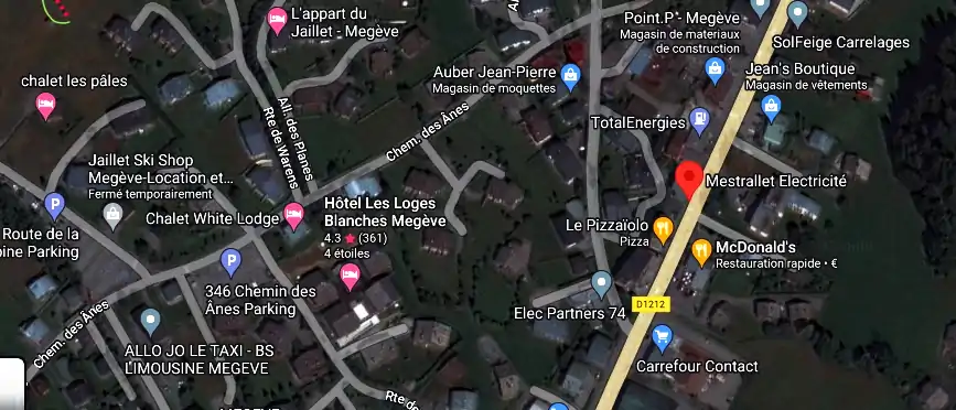 Devis électricien à Megève