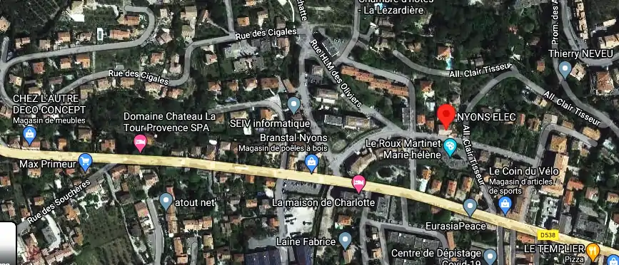 Devis électricien à Nyons