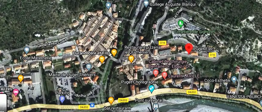 Devis électricien à Puget-Théniers