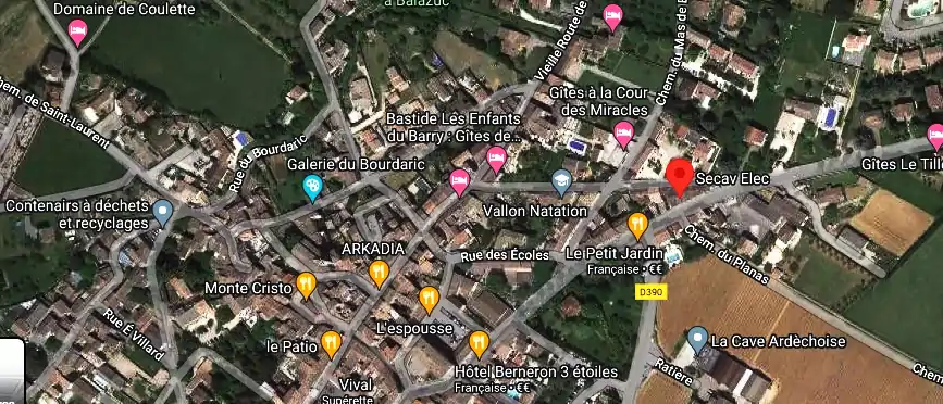 Devis électricien à Vallon-Pont-d'Arc