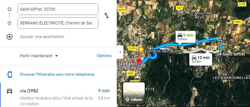 Devis électricien à Saint-Siffret