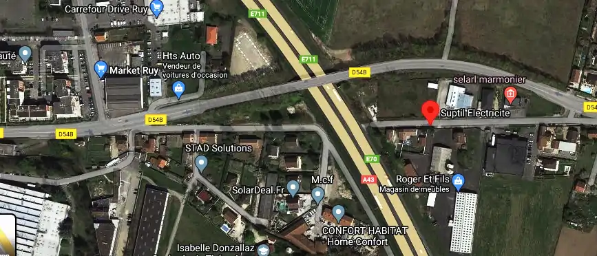 Devis électricien à Ruy-Montceau